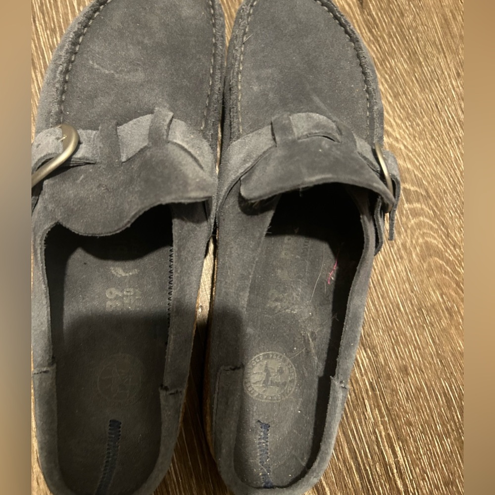 Birkenstock Buckley Navy Blue Size 39 Brand New